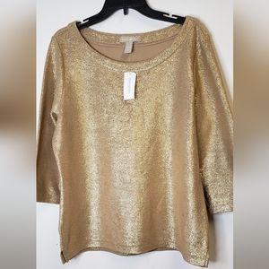 Banana Republic - Gold Tunic Top